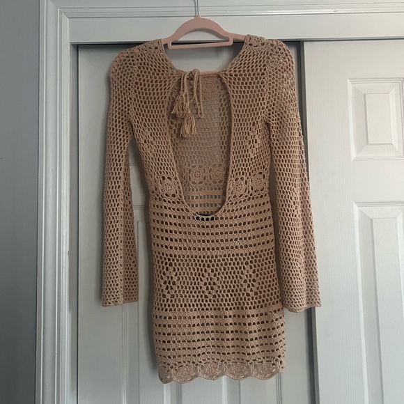 Majorelle Revolve Crochet Cover Up Dress - Picture 4 of 6